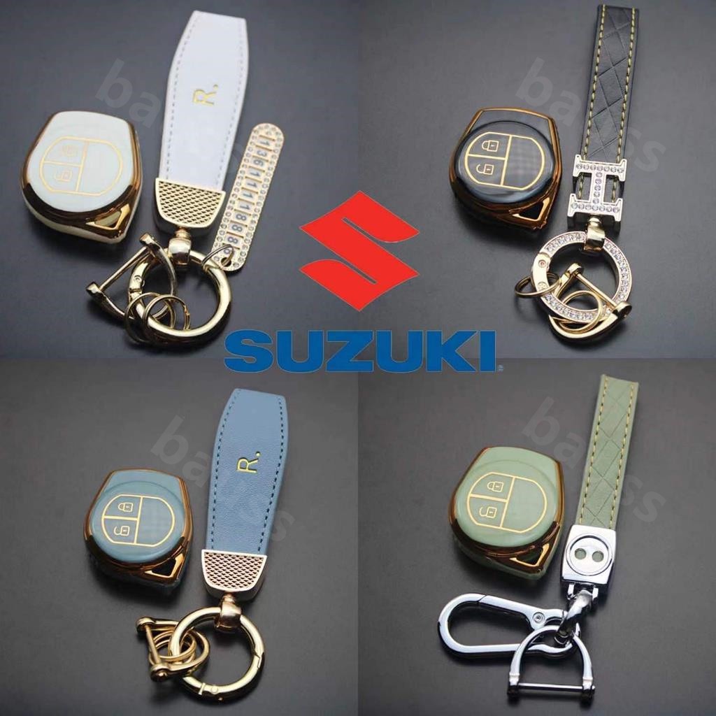 TPU หุ้มกุญแจ suzuki swift Ciaz cel celerio ertiga xl7  พวงกุญแจ 2 ปุ่ม