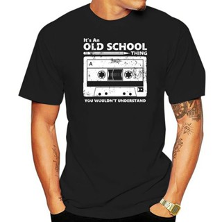 เสื้อยืดสวยๆ 2022 ฤดูร้อนแฟชั่นร้อนเทปคาสเซ็ตต์ดินสอ Boombox หูฟัง Mixtape โรงเรียนเก่าดีเจ Deejay Tee เสื้อยืดเสื้อยืดเ