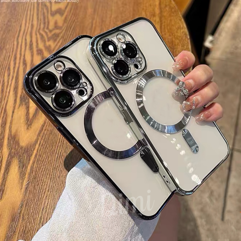 เคสนิ่มชาร์จได้ ขอบเงา พร้อมเลนส์กล้อง รุ่น for iPhone 14 Pro max for iPhone14 14Pro 14plus 14Promax 11Pro 11Promax i11