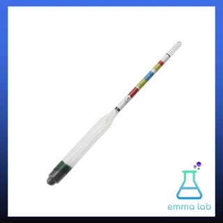 เครื่องวัดแอลกอฮอล์ วัดปริมาณน้ำตาล ความถ่วงจำเพาะ ไฮโดรมิเตอร์ hydrometer 3 in 1 วัดแอลกอฮอล์(ABV) น้ำตา(BRIX) ความถ่วง