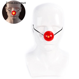 [little.coconut] Clown Nose Red Nose with Led Light Dress-up Props Stage Show for Halloween Boutique