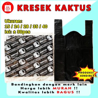 Kantong Kresek Hitam Ekonomis Uk15/24/28 Kantong kresek TIPIS Murah Anti Bocor Anti Sobek Kuat dapur Rumah Tangga