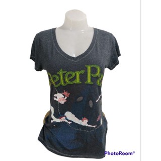 เสื้อยืดแบรนด์ Disney Peter Pan Size L(Womens) มือ2