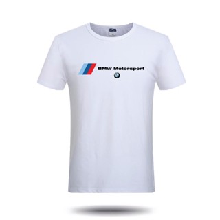 เสื้อยืดผ้าฝ้ายพิมพ์ลายคลาสสิก Sanc6 [พร้อมส่ง] เสื้อยืดแขนสั้น พิมพ์ลาย Bmw Motorsport Power Premium F1 Formula Racing