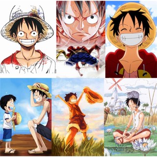 จิ๊กซอว์ไม้ปริศนา รูปการ์ตูนอนิเมะ One Piece Luffy Ace 300 ชิ้น 500 ชิ้น 1,000 ชิ้น ของเล่นเสริมการเรียนรู้เด็ก และผู้ใหญ่