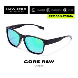 Hawkers Polarized Emerald Core Raw แว่นตากันแดด สําหรับผู้ชาย และผู้หญิง ป้องกันรังสียูวี 400 ผลิตภัณฑ์อย่างเป็นทางการ ออกแบบและผลิตในสเปน Hcra22Bftp