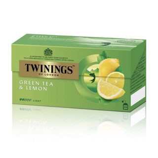 Twinings Green Tea &amp; Lemon ทไวนิงส์ กรีนที แอนด์ เลมอน