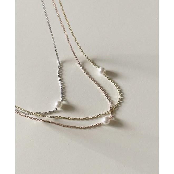 A.piece  สร้อยแสตนเลส [stainless steel] Adorable necklace (423-424)