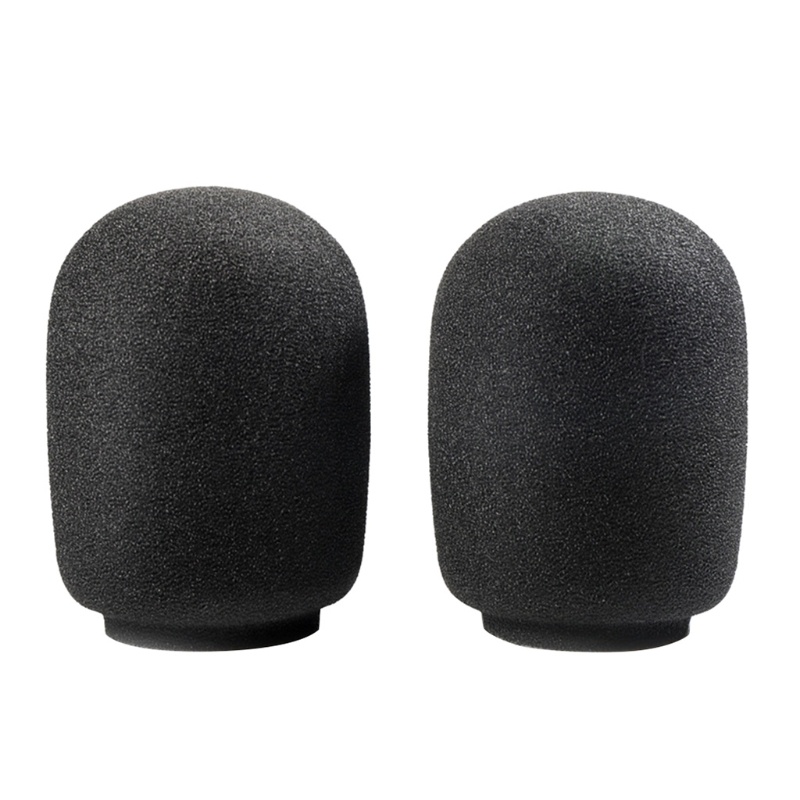 กรองกระจกหน้ารถไมโครโฟนเคล็ดลับโฟมสําหรับ Shure SM7B SM27 PGA27 Mic เปลี่ยนฝาครอบฟองน้ําสีดํา
