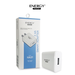 [NEWFEB23ลด10%]Energy Adapter Fast charge อแดปเตอร์ ชาร์จเร็ว HA31 2.4A หัวชาร์ทคุณภาพดี ราคาคุ้มค่า ชาร์จไว