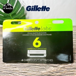 [Gillette] Labs Blade Refills 6 Cartridges ยิลเลตต์ ใบมีดโกน