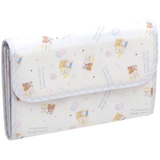 กระเป๋า Rilakkumas House Party Multi Case เป็นที่ใส่บัตร ใส่เอกสาร ใส่ของเล็กน้อย ขนาด 21 x 14 x 4 ซม.