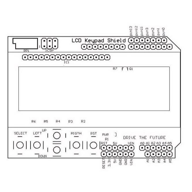 Lcd ฝาครอบโล่ LCD1602 LCD 1602 โมดูลสําหรับ Arduino ATMEGA328 ATMEGA2560 ราสเบอร์รี่ pi UNO หน้าจอสีฟ้า