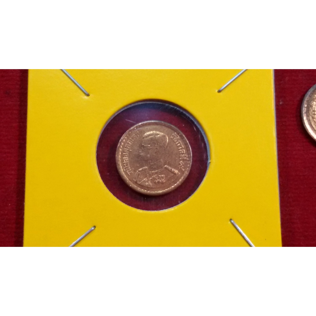 เหรียญ 5 สตางค์ พ.ศ.2500 ทองแดง ผ่านการใช้งานน้อย