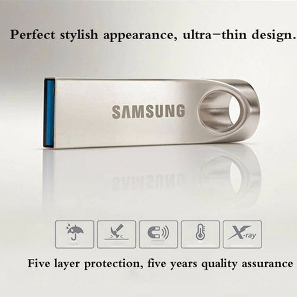 แฟลชไดร์ฟ SAMSUNG Flash Drive USB 3.0 130MB/S 8GB 16GB 32GB 64GB 128GB แฟลชไดร์ Flashdrive ดิสก์U อุปกรณ์จัดเก็บข้อมูล