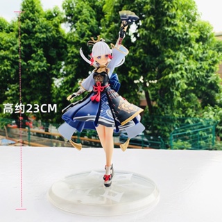 โมเดลฟิกเกอร์ อนิเมะ Kamisato Ayaka Yae Miko Action Figurines Beelzebul ของเล่นสะสม สําหรับเด็ก