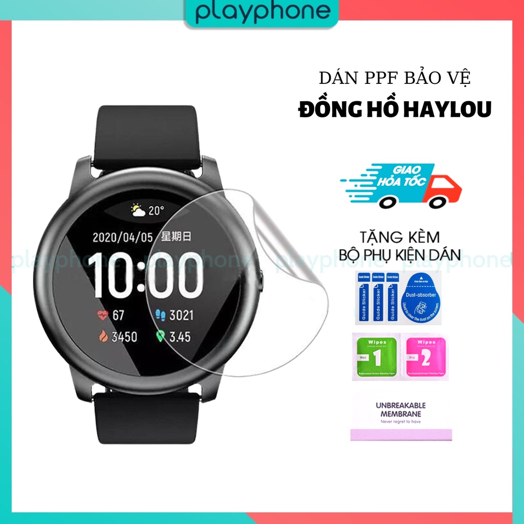 Combo 2 PPF ป้องกันหน้าจอสําหรับ Haylou RT2 GS GST RS4 Plus LS05 LS05S LS10 LS02 LS09A นาฬิกา