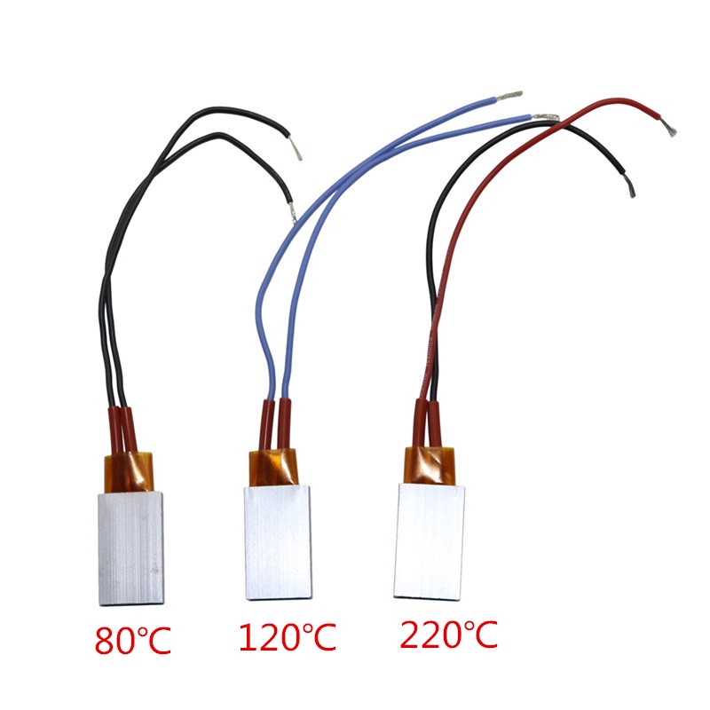 12v PTC เครื่องทําความร้อนองค์ประกอบความร้อนเครื่องเป่าผมอุปกรณ์เสริม Curlers เครื่องทําความร้อน 80/120/220 องศาเซลเซียส Air เครื่องทําความร้อน
