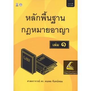 (แถมปกใส)หลักพื้นฐาน กฎหมายอาญา เล่ม 1 (ศ.ดร.คณพล จันทน์หอม) ปีที่พิมพ์ : กันยายน 2565 (ครั้งที่ 2)