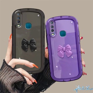 ใหม่ เคสโทรศัพท์มือถือ ประดับโบว์ 3D สําหรับ Vivo Y11 Y12 Y15 Y17 case Y95 Y91 Y91i V9 Y85 S1 Y19 Y93 Y91C V20 Pro U10