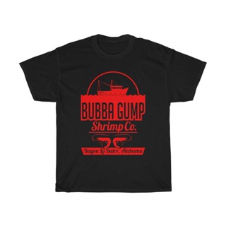 [COD]เสื้อยืด พิมพ์ลาย Bubba Gump Shrimp Co Forest Gump สีขาว สีดํา สําหรับผู้ชายS-5XL