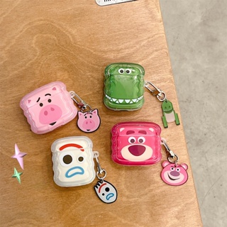 เคสหูฟังบลูทูธไร้สาย ลายการ์ตูน Toy story น่ารัก พร้อมจี้ สําหรับ AirPods 3 AirPods 1 2 AirPods pro 2