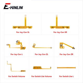 ปุ่มเปิดปิดเสียงซ้ายขวา L SL ZR ZL SR สายแพควบคุมริบบิ้น สําหรับ Nintendo Switch Lite Joy-Con Joycon NS
