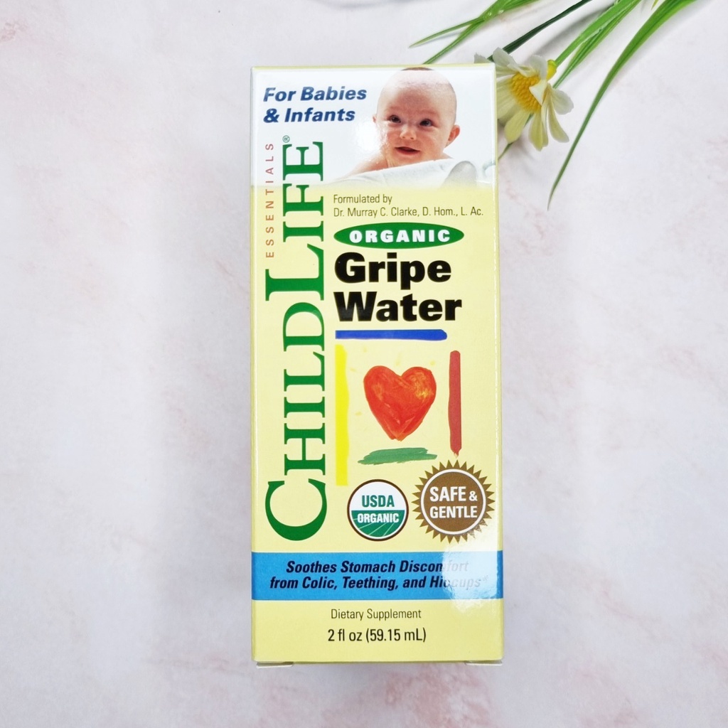 [Childlife Essentials®] Gripe Water Soothes Stomach Discomfort for Babies & Infants 59.15 mL ไกร๊ป ว