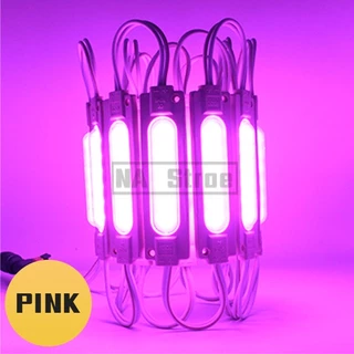 1ชุด10ชิ้น ไฟCOB DC12V และ​ 24V ไฟLEDไฟแต่งรถ 6เม็ดไฟ ไฟป้ายอักษรณ์ ไฟงานป้าย โมดูลใส่ตู้ไฟ Lighting