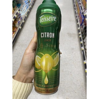 Lemon Syrup ( Brand Teisseire ) 600 Ml. น้ำหวานเข้มข้น กลิ่น เลม่อน ( ตรา เตสแชร์ )