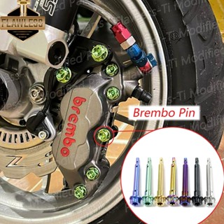 Flawless-ti Brembo 2 ลูกสูบ และ 4 ลูกสูบเบรคคาลิปเปอร์ไทเทเนียม Pin