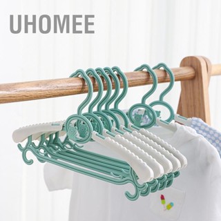 Uhomee ไม้แขวนเสื้อพลาสติก น่ารัก ปรับความแข็งแรงสูง กันลื่น สําหรับเด็ก