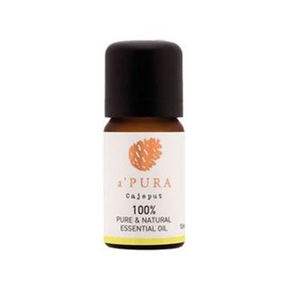 aPURA น้ำมันหอมระเหยแท้ 100% จากเสม็ดขาว (คาเจพุท) Cajeput 100% Pure Essential Oil (10ml)