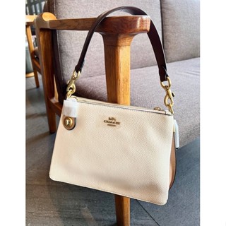 COACH DOUBLE ZIP SHOULDER BAG