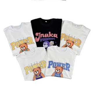 Season 14 Zhcth Store Inaka Power เสื้อผู้ชายผู้หญิงทุกวัน Inaka เสื้อออกแบบหมี Digital Inkjet Printing US ขนาด Oversize