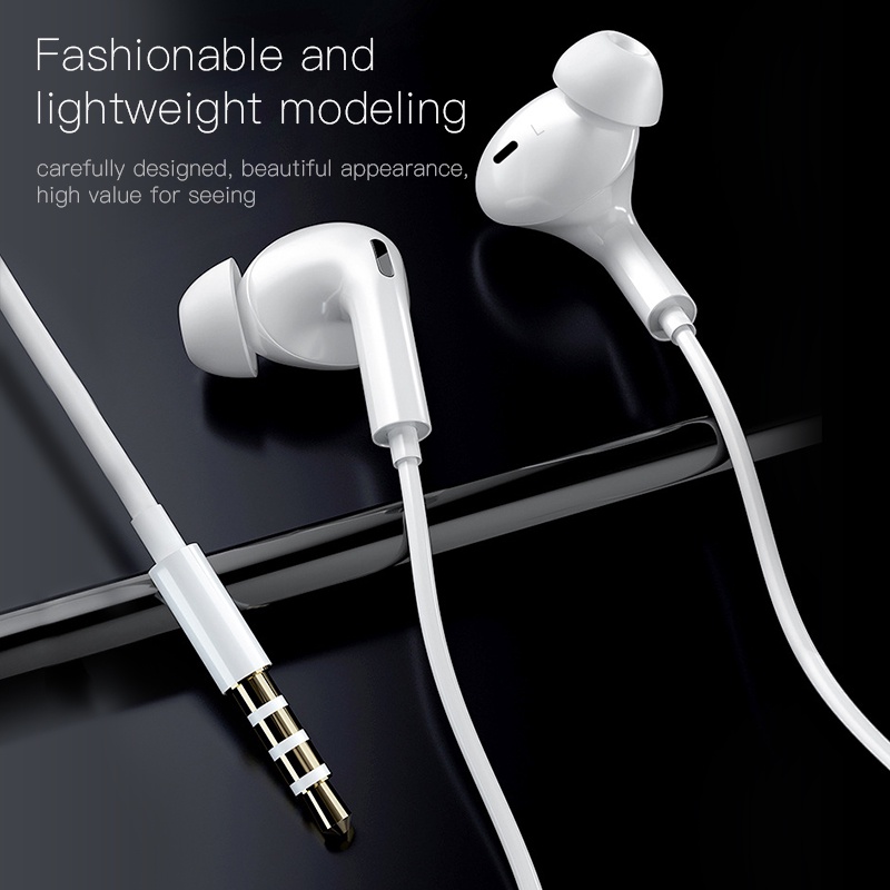 Kuulaa ใหม่ ชุดหูฟังอินเอียร์ แบบมีสาย type-c รองรับการควบคุมระดับเสียง สําหรับ iPhone Xiaomi Huawei