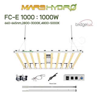 [ส่งฟรี] ไฟ Mars Hydro FC-E1000 Bridgelux 1000W ไฟ LED ไฟปลูกต้นไม้ Fc-e1000w / Fce1000 / Fc-e 1000w 10 บาร์