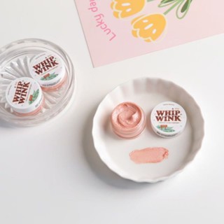 🌼 Whip Wink ไฮไลท์เนื้อมูสครีม ไม่มีแอลกอฮอร์ ไม่มีพาราเบน วิปปิ้ง บรัชมูส Soft Cheek Baby Pink บรัชมูส บาร์บี้