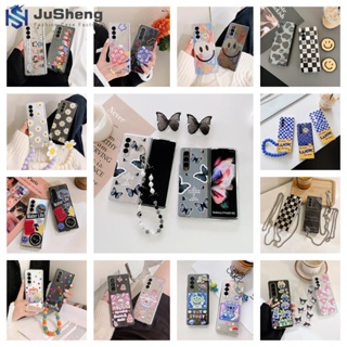 Jusheng เคสโทรศัพท์มือถือแฟชั่น สําหรับ Samsung Z Fold4 Z Fold3