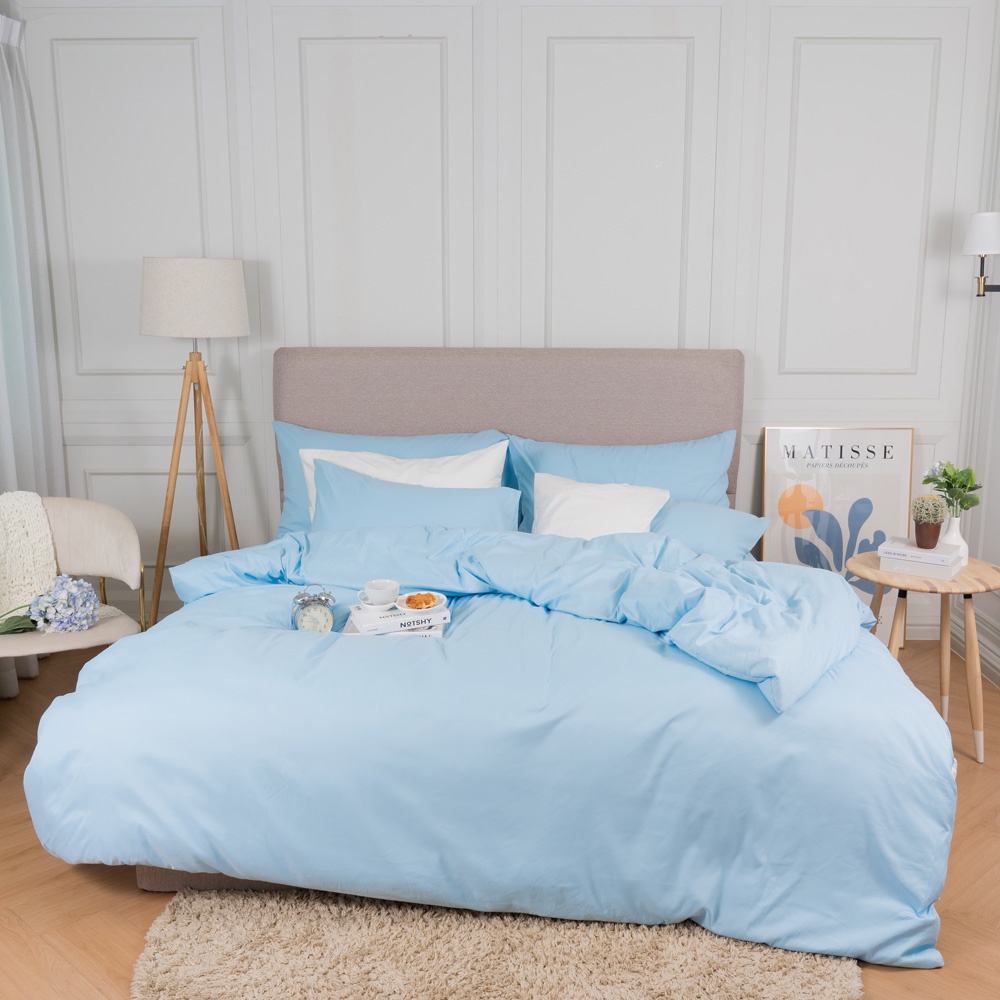 Darling Mattress ที่นอนดาร์ลิ่ง ชุดผ้าปูและผ้านวมรุ่นนาโนเทค สีเบบี้บลู