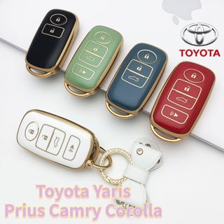 Toyota New Yaris 2022 Yaris Ativ Sports 2022 กล่องกุญแจรถยนต์  Toyota Prius Camry Corolla Altis C-HR CHR RAV4 Prado Veloz Rush Innova Perodua Avanza (1 2 3 4 ปุ่ม)