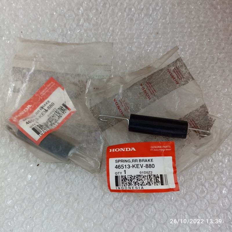 สปริงเบรกด้านหลัง HONDA SUPRA X 100 XX V FIT X100 ORIGINAL AM 456713-KEV-880