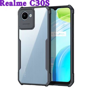 Realme C30S/C33(ส่งในไทย)เคสกันกระแทกขอบสีหลังใสOPPO A17/A17K/Realme Narzo 50i Prime/Realme C30/Realme Narzo 50 4G