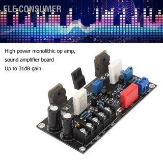 ELE Consumer Power Amplifier Board 30W High Gain Audiophile Level FET Module for Speaker Transformer Driver