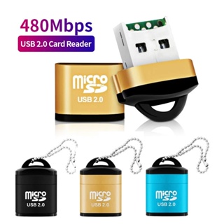 อะแดปเตอร์การ์ดรีดเดอร์ TF Micro SD USB 2.0 ความเร็วสูง สําหรับคอมพิวเตอร์ แล็ปท็อป โน้ตบุ๊ก