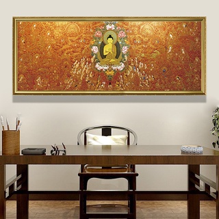 Bodhisattva Arhat Pilgrim ธงแบนเนอร์ ลายพระพุทธรูป สําหรับตกแต่งห้องนั่งเล่น โรงแรม