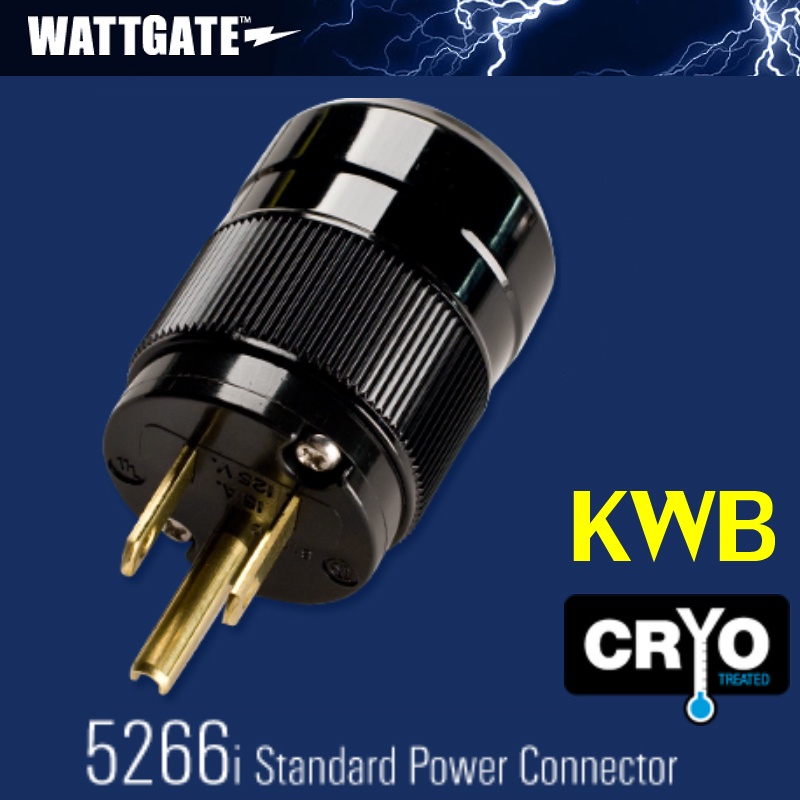 ของแท้ศูนย์ไทย WATTGATE 5266i Classic Series IEC POWER CONNECTOR Black Color / ร้าน All Cable