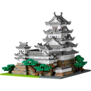 Direct from Japan Kawada Nanoblock Himeji Castle Special Deluxe Edition Metallic Silver ver. NB-042A