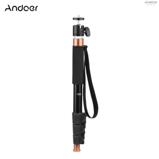 Andoer TP-148 ขาตั้งไมโครโฟน 94.6 ซม. 37.2 นิ้ว ปรับได้ น้ําหนักเบา โหลด 5 กก. สําหรับกล้องและไมโครโฟน