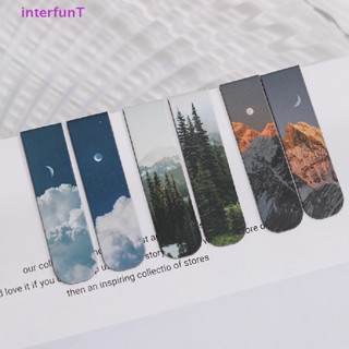 [InterfunT] ที่คั่นหนังสือแม่เหล็ก ลายเมฆแฟนตาซี 2 ชิ้น [ใหม่]
